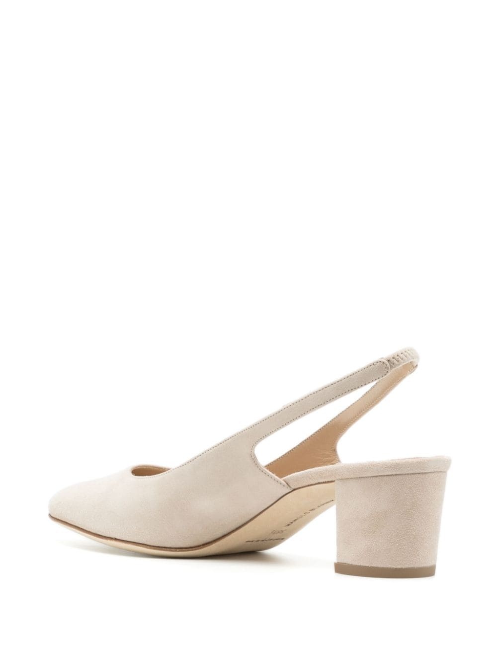 slingback 60mm suede pumps - 3