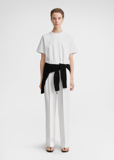Totême Straight cotton tee off-white outlook