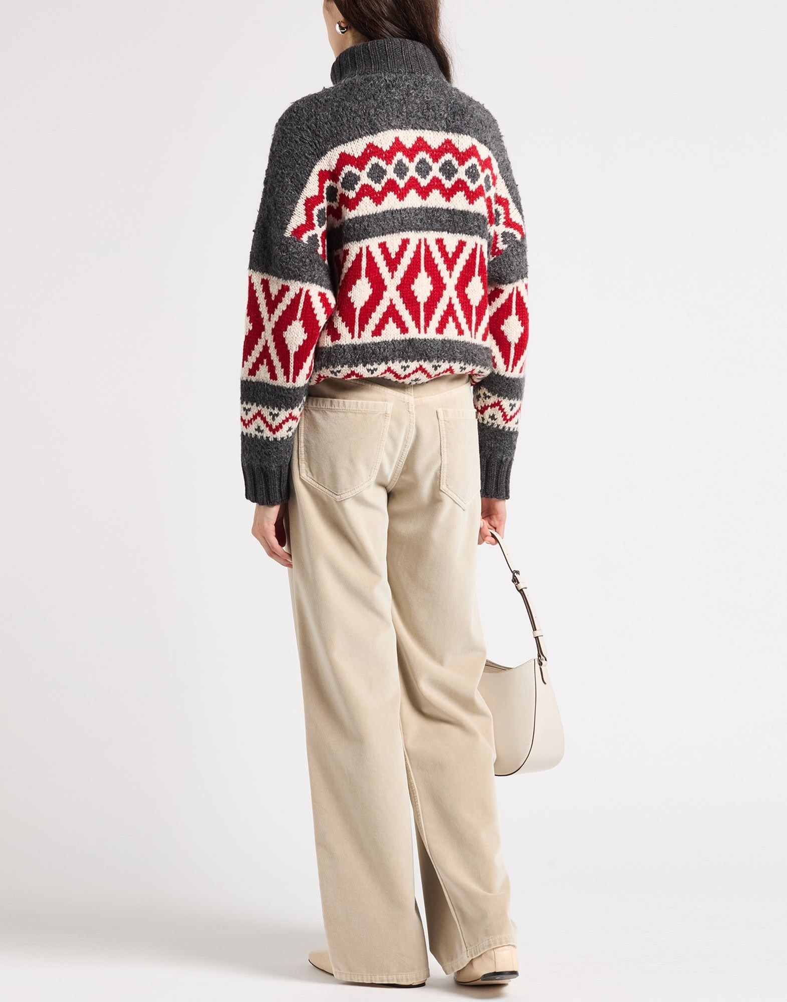 Beige Women's Casual Pants - 4