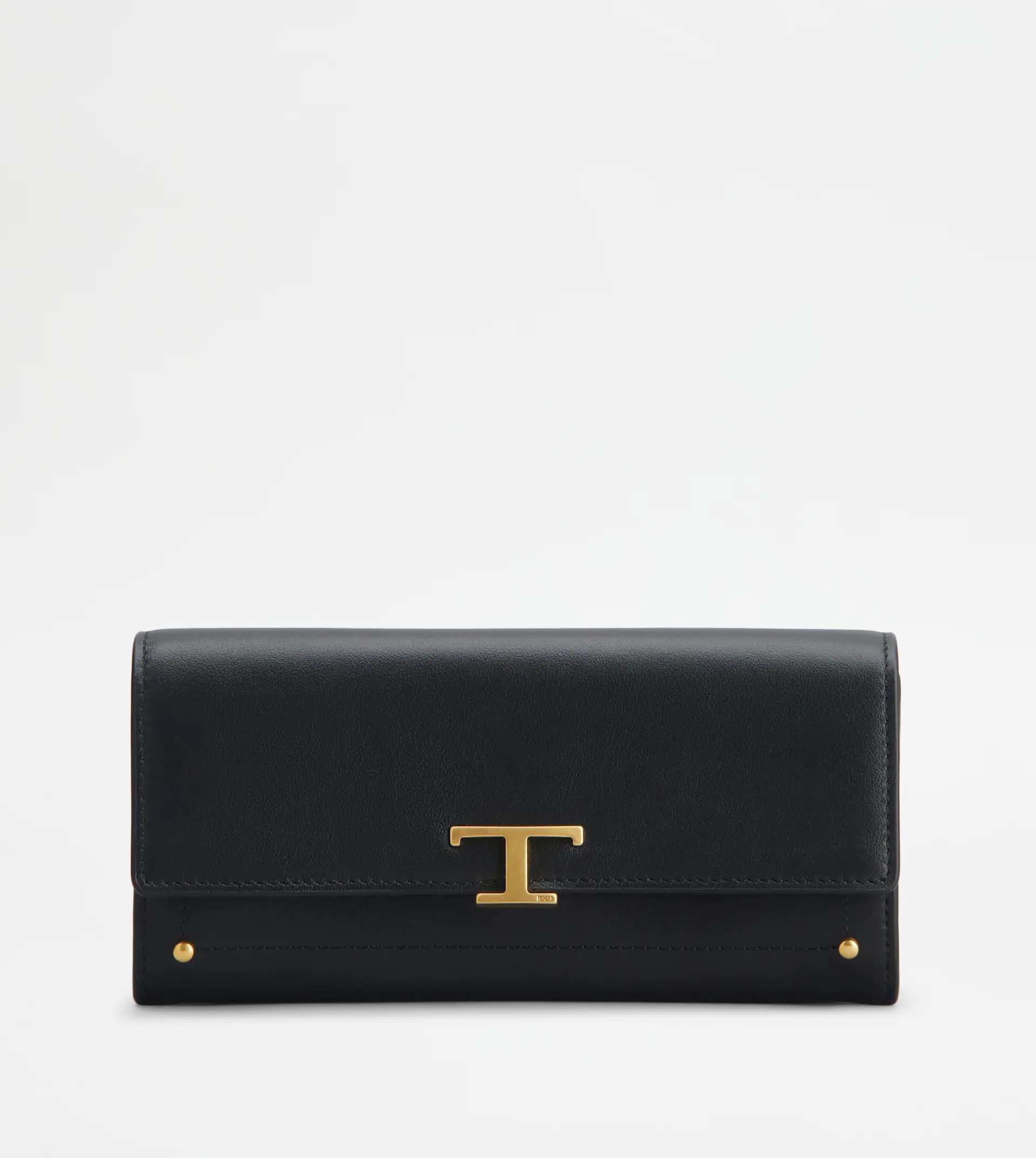 T TIMELESS WALLET IN LEATHER - BLACK - 1
