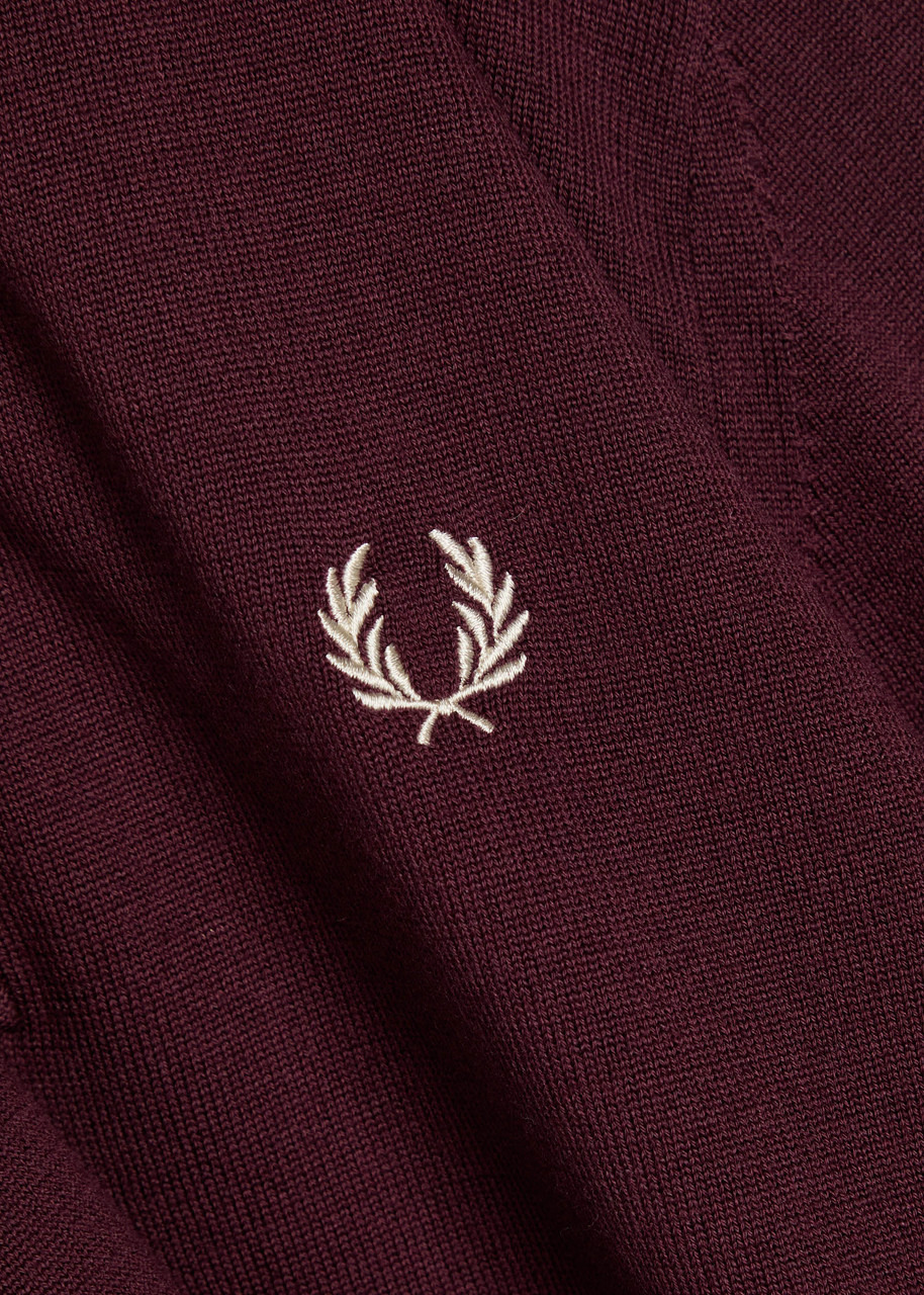 Fred Perry Logo-embroidered Wool-blend Polo Shirt - 5