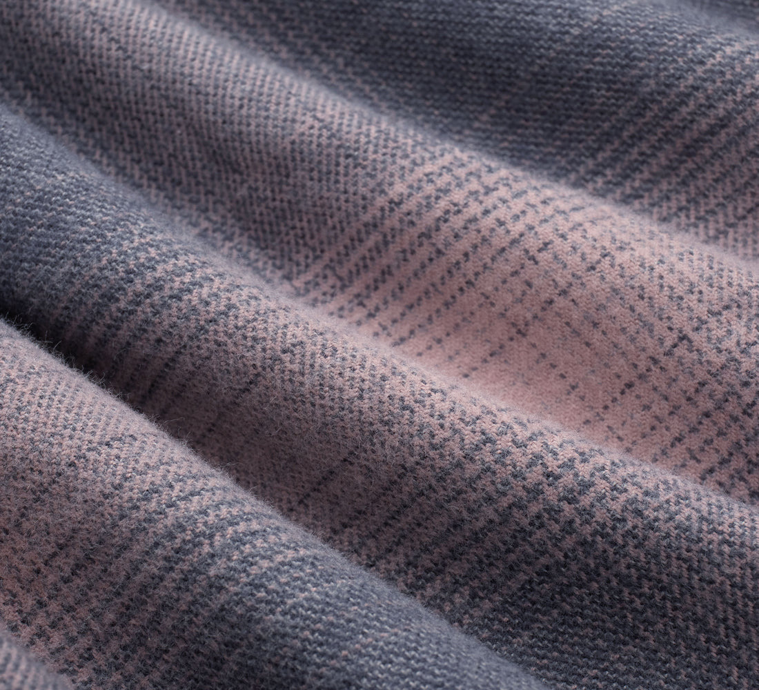 Utility Flannel - Mauve Ombre - 5