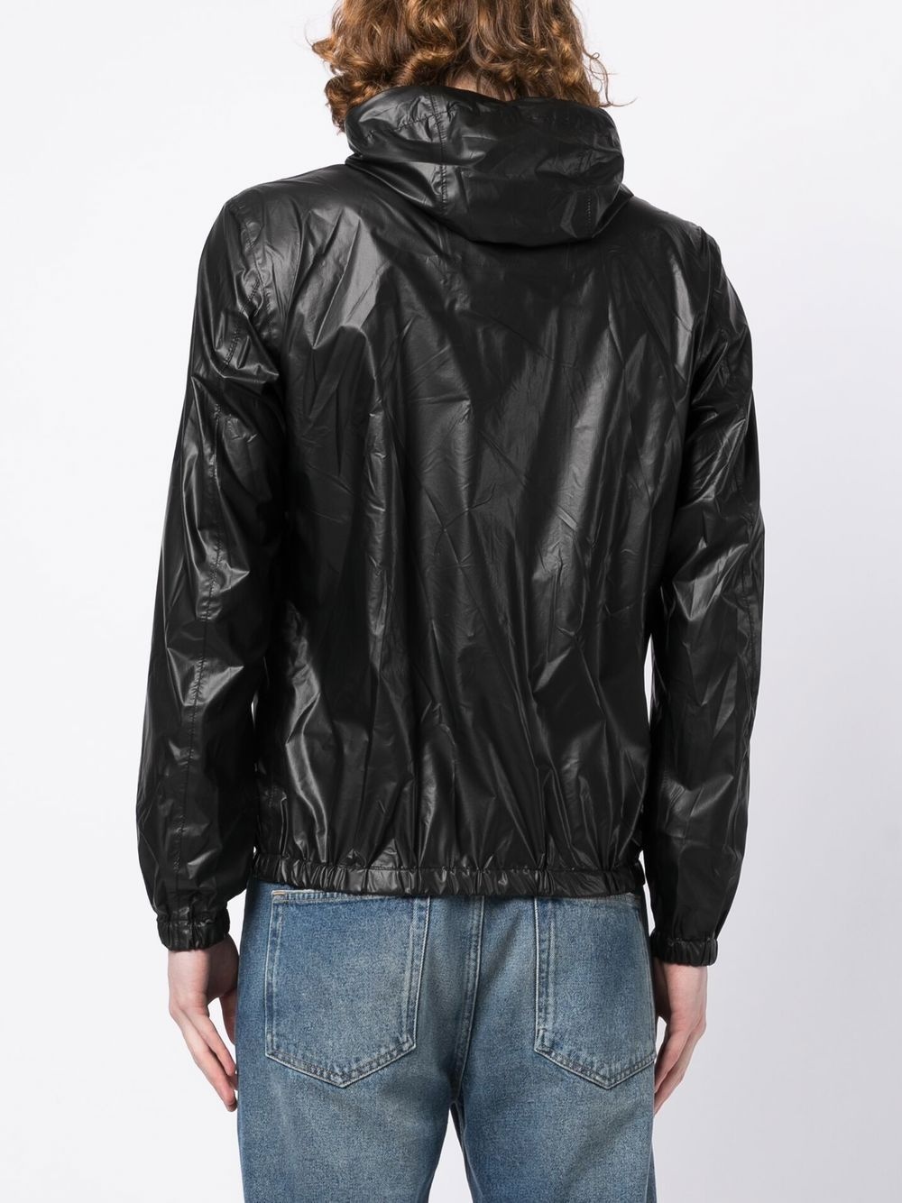 zip-fastening hooded jacket - 4