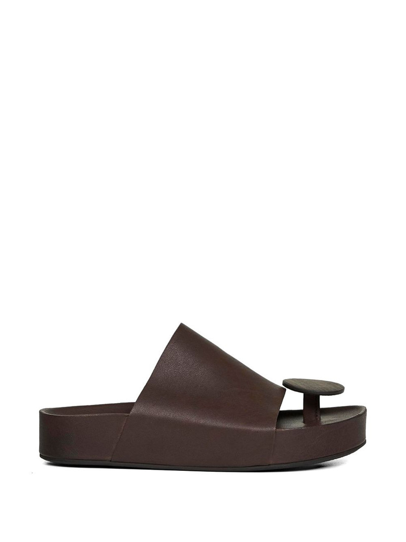 leather flat sandals 1