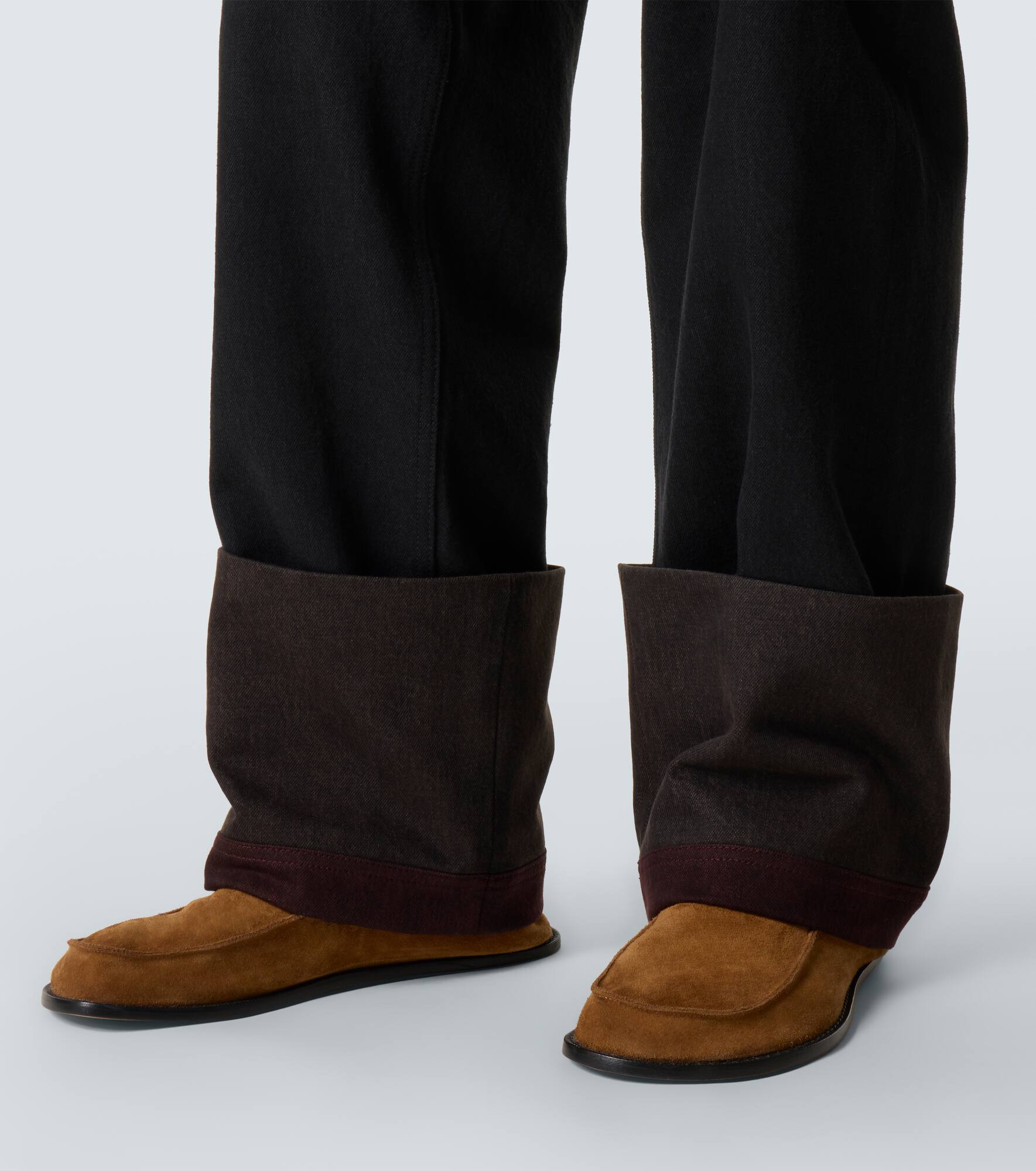 Mid-rise straight jeans - 6