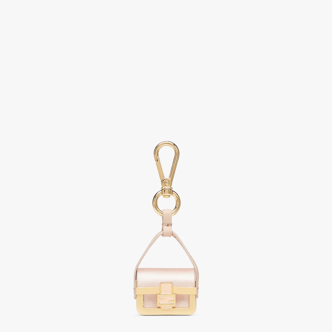 Pale pink silk charm - 1