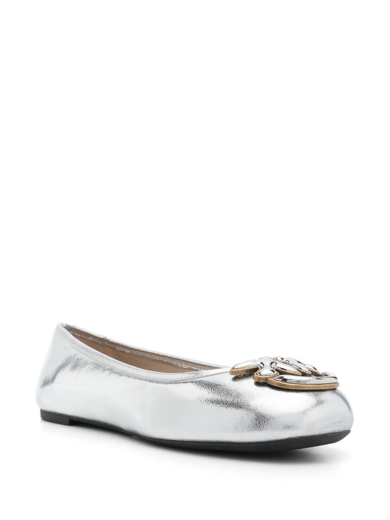 PINKO Love Birds-motif ballet flats outlook
