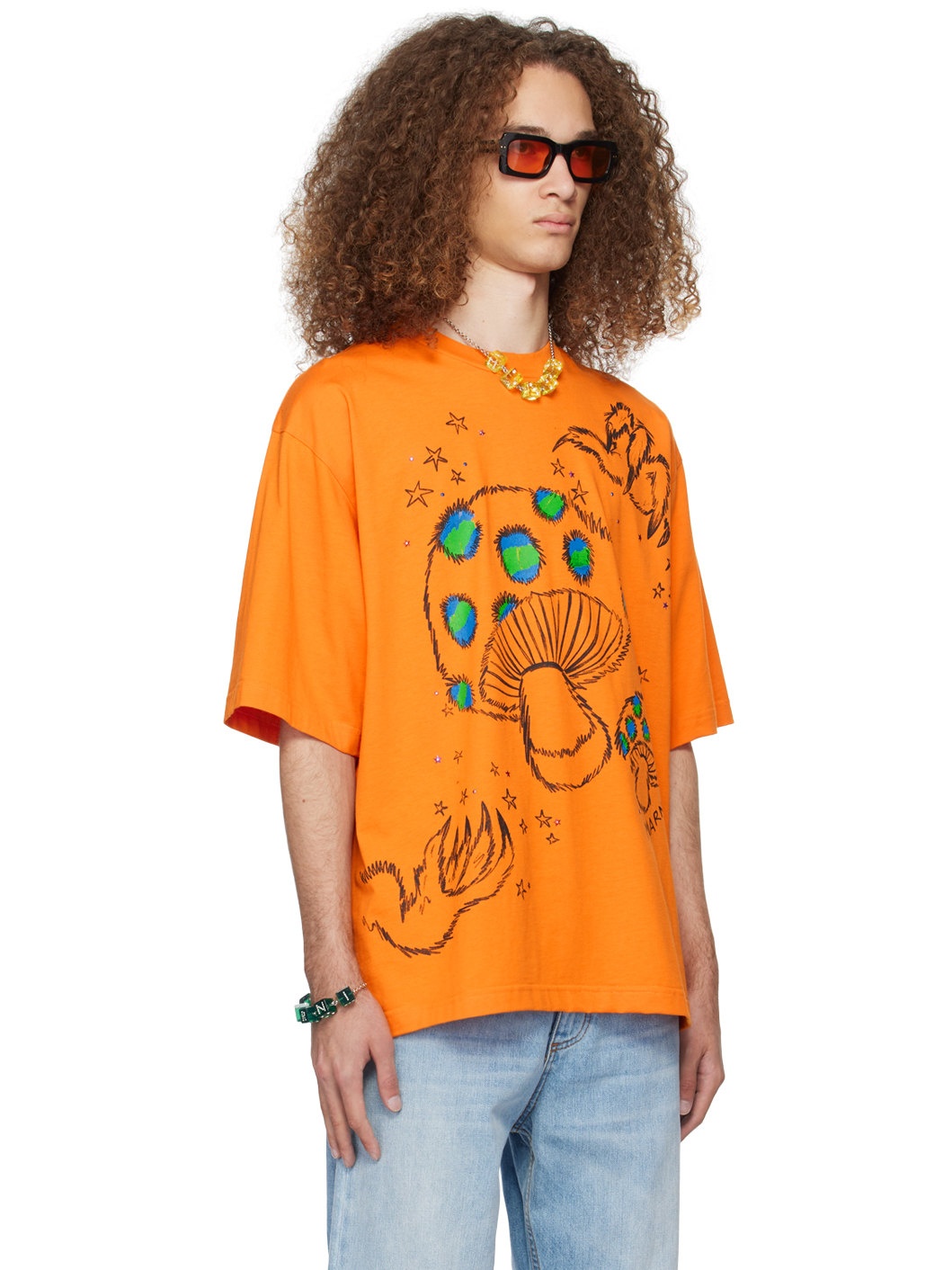 SSENSE Exclusive Orange T-Shirt - 2