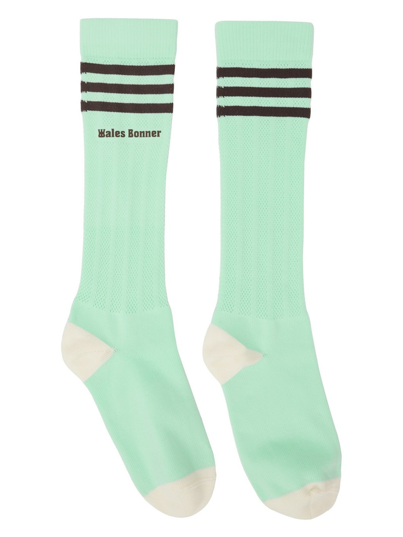 Three-Pack Multicolor adidas Originals Edition Crochet Socks 4