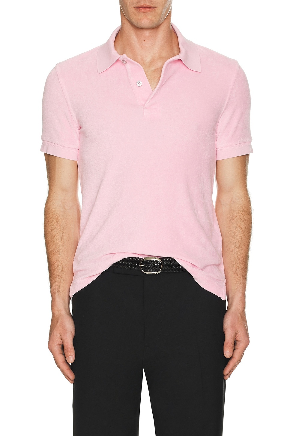 Towelling Short Sleeve Polo - 3