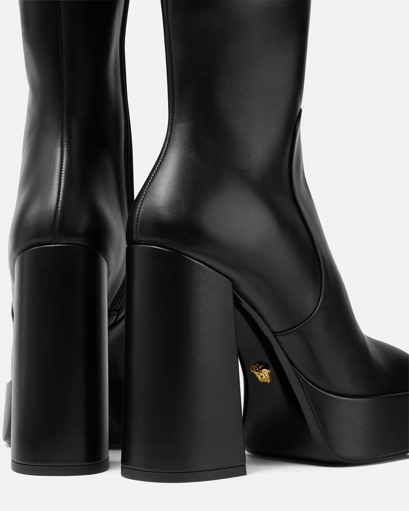 Aevitas Leather Platform Boots 120 mm 4