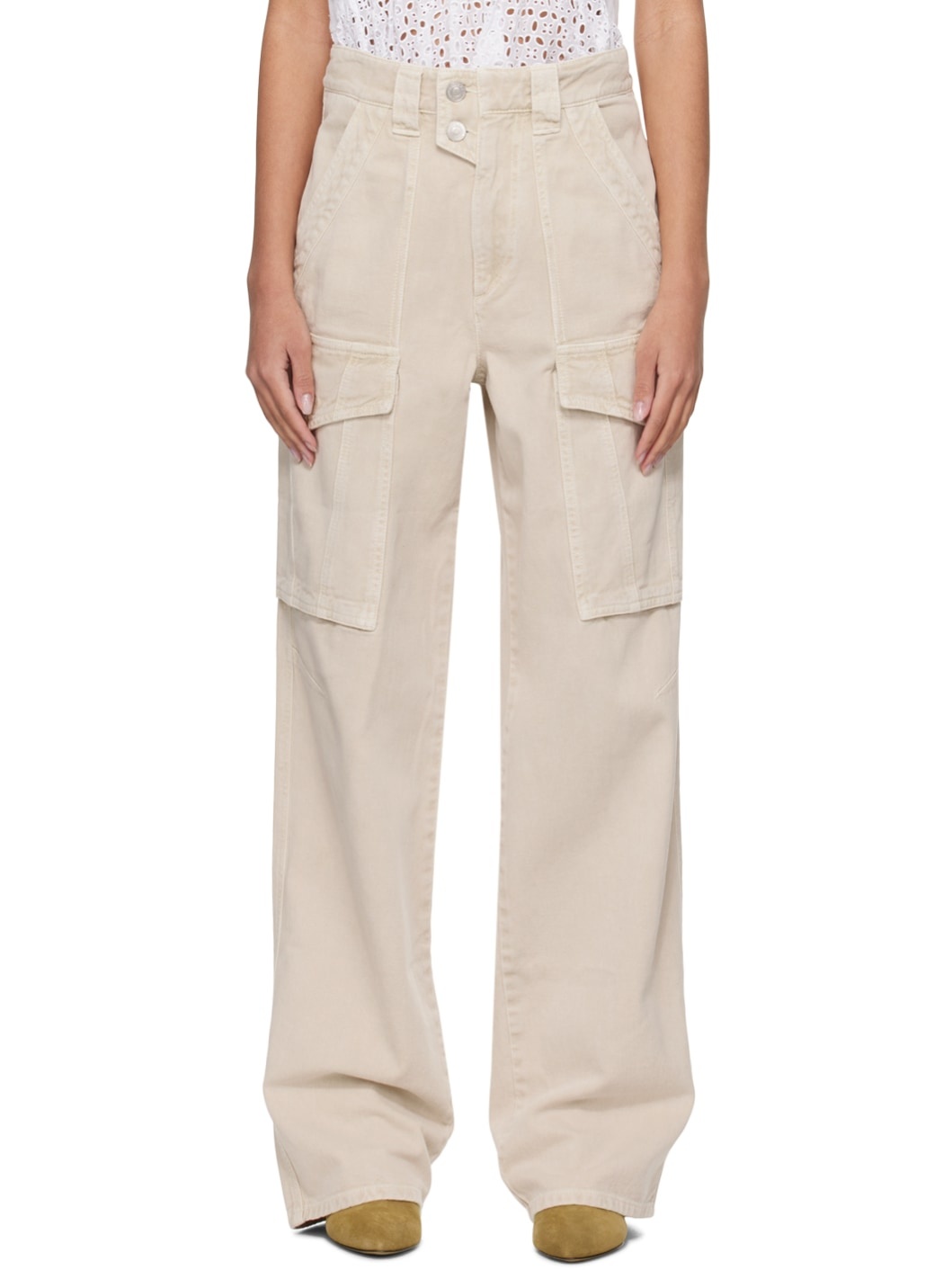 Isabel Marant Étoile Off-White Heilani Jeans | REVERSIBLE