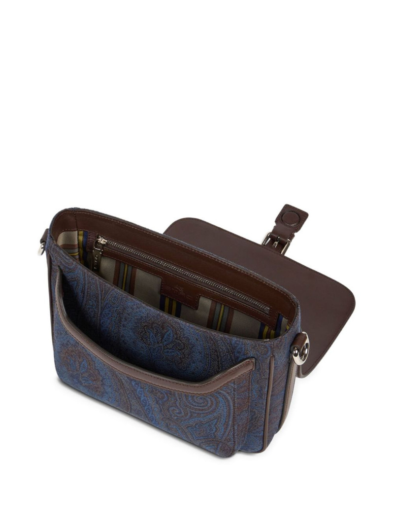paisley-jacquard shoulder bag 5