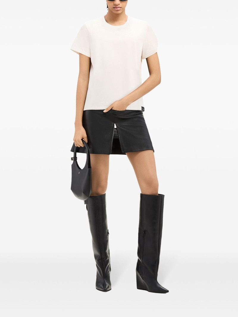 courrèges logo-appliqué cotton T-shirt outlook