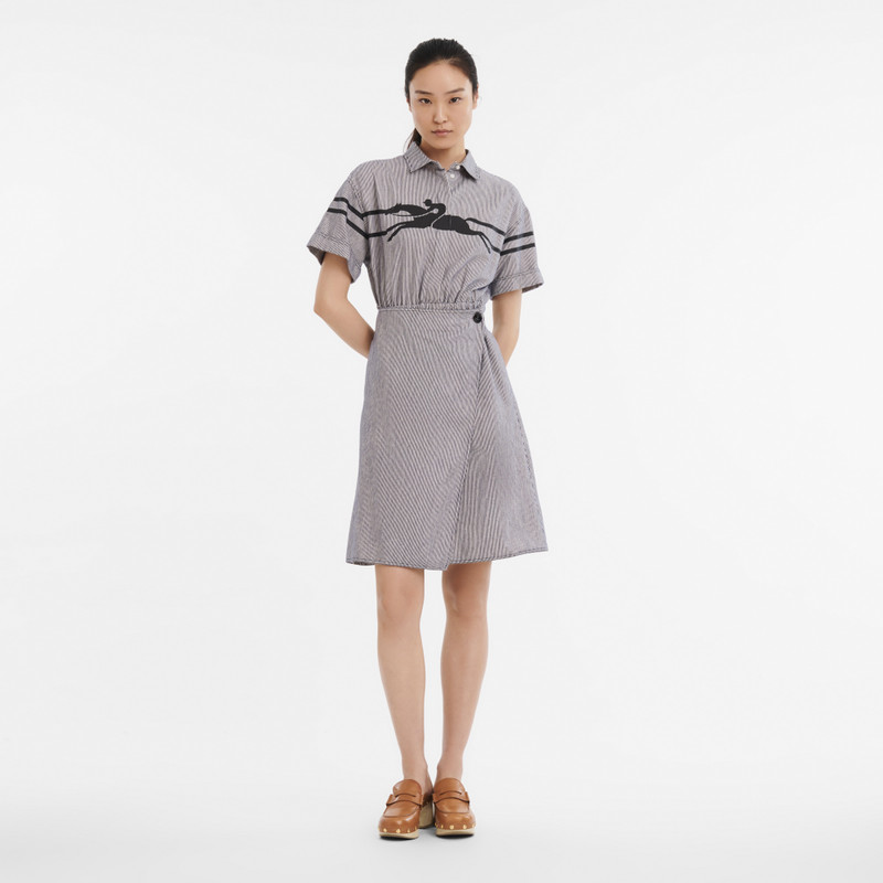 Longchamp Fall-Winter 2023 Collection Dress Navy - OTHER outlook