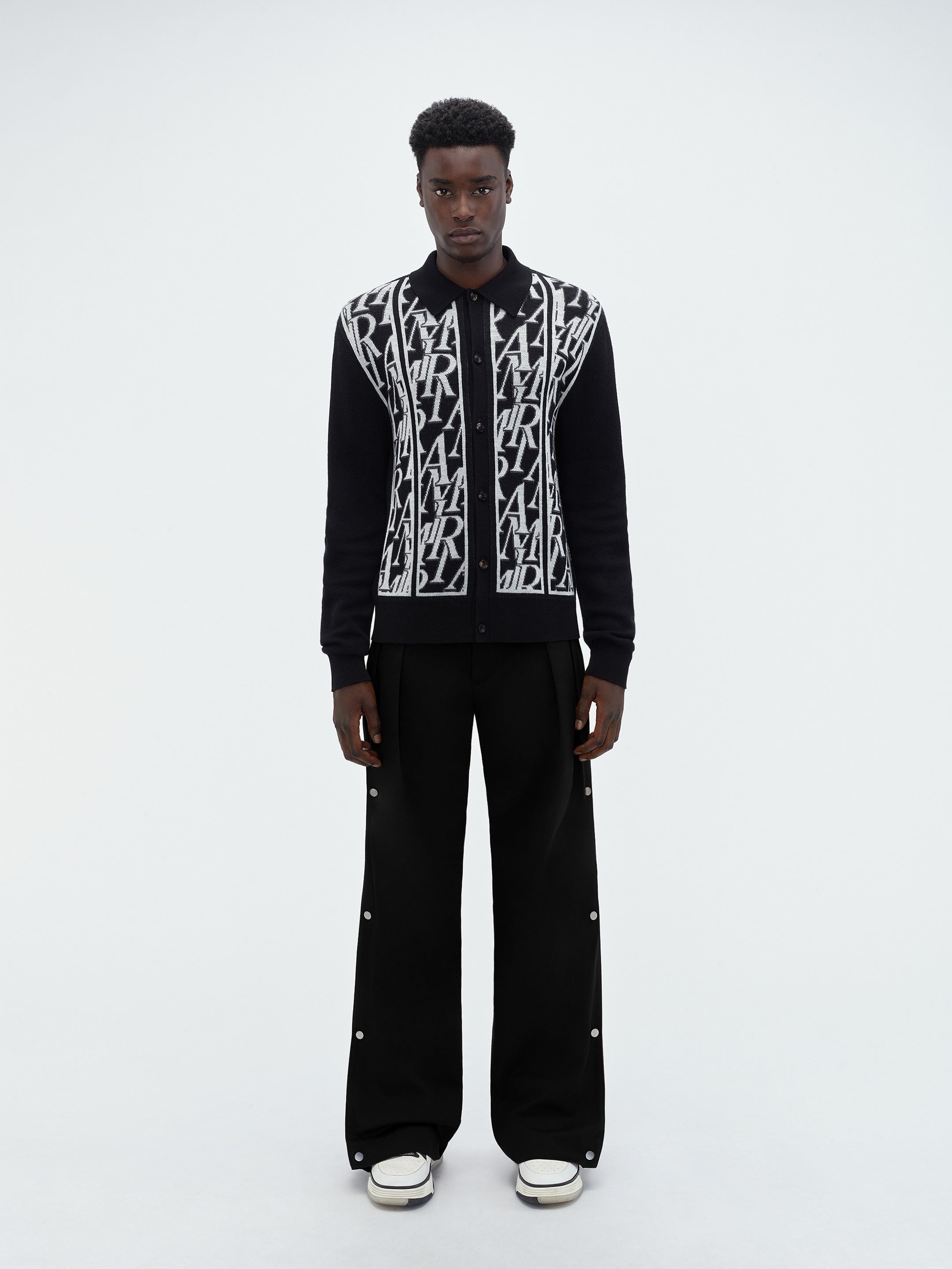 SIDE PLEAT SNAP PANT - 2