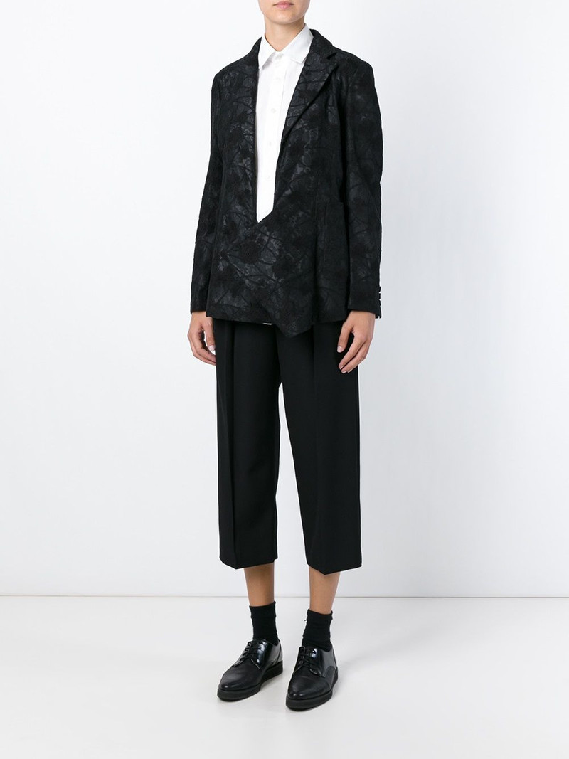 Comme Des Garçons lace embroidered jacket outlook