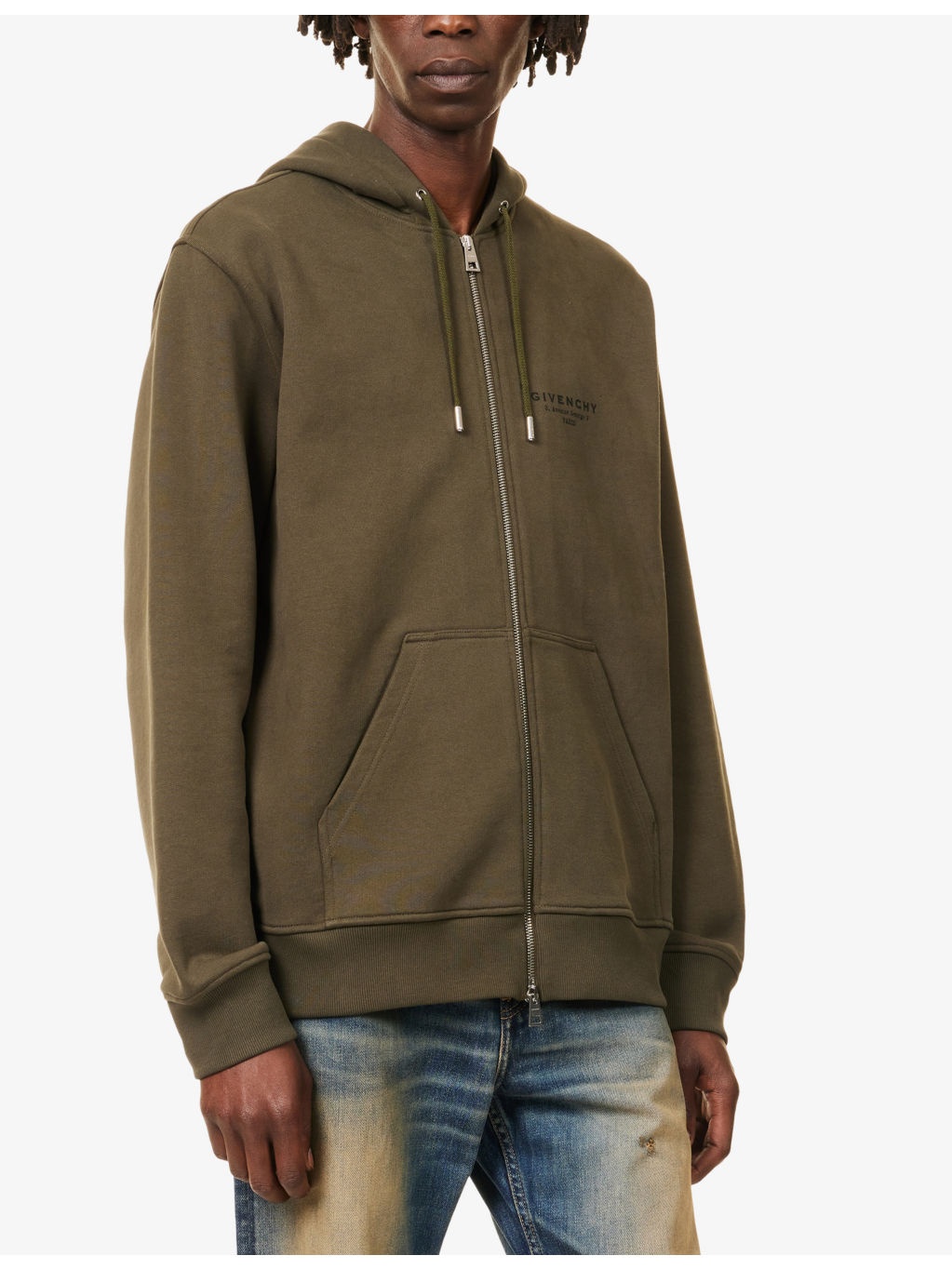 Brand-Print Relaxed-Fit Cotton-Jersey Hoody - 3