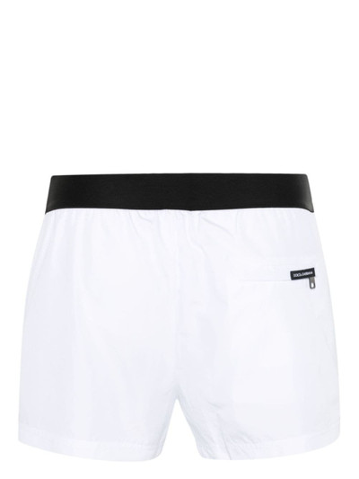 Dolce & Gabbana logo-waistband swim shorts outlook