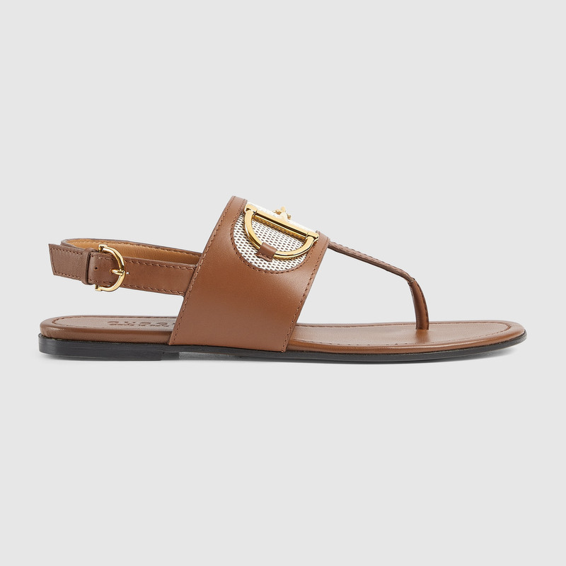 Women's thong sandal with Horsebit - 1