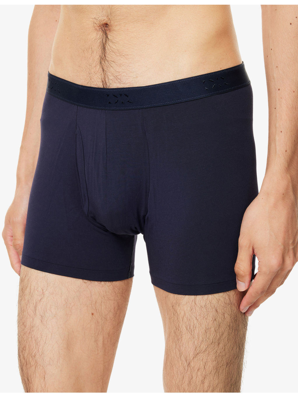 Alex Branded-Waistband Stretch-Jersey Trunks - 4