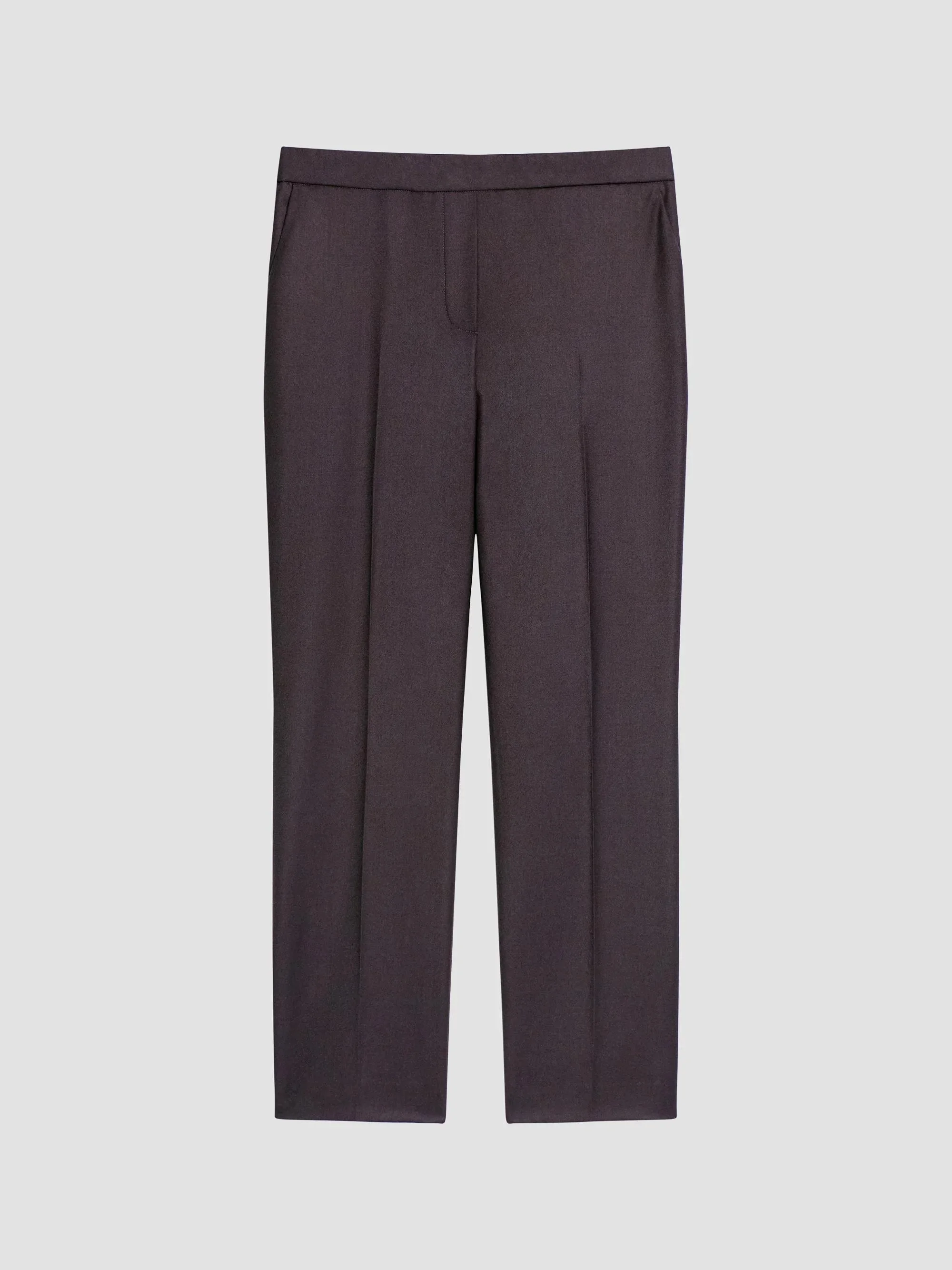 Women's Treeca Wool Crop Trousers - Nightshade - 1