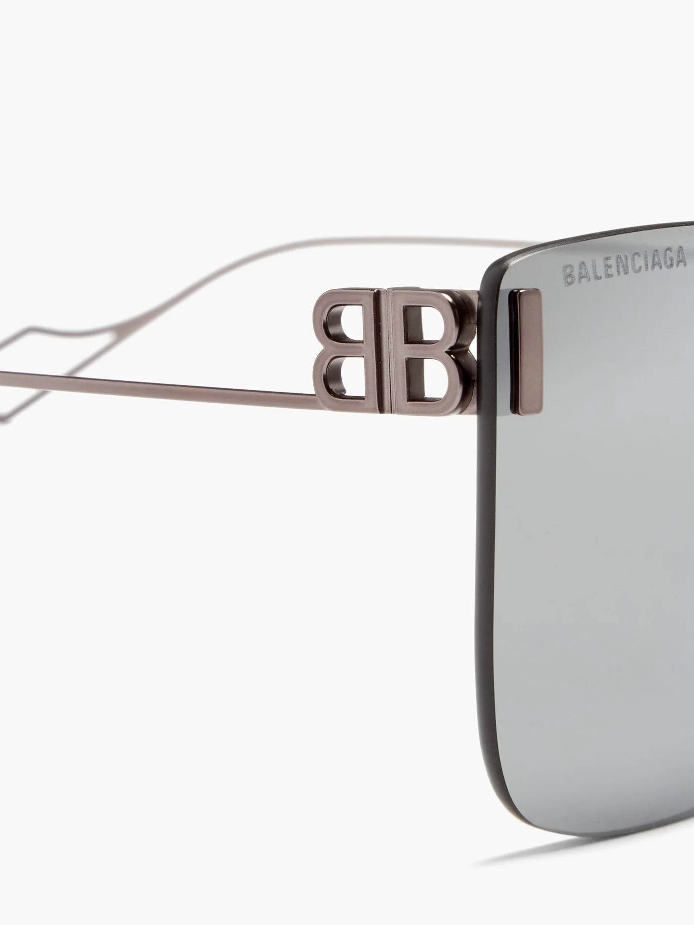 Square metal sunglasses - 3