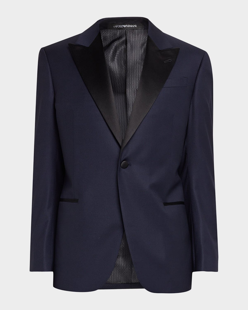 Men's Wool G Line Slim Two-Piece Suit 1