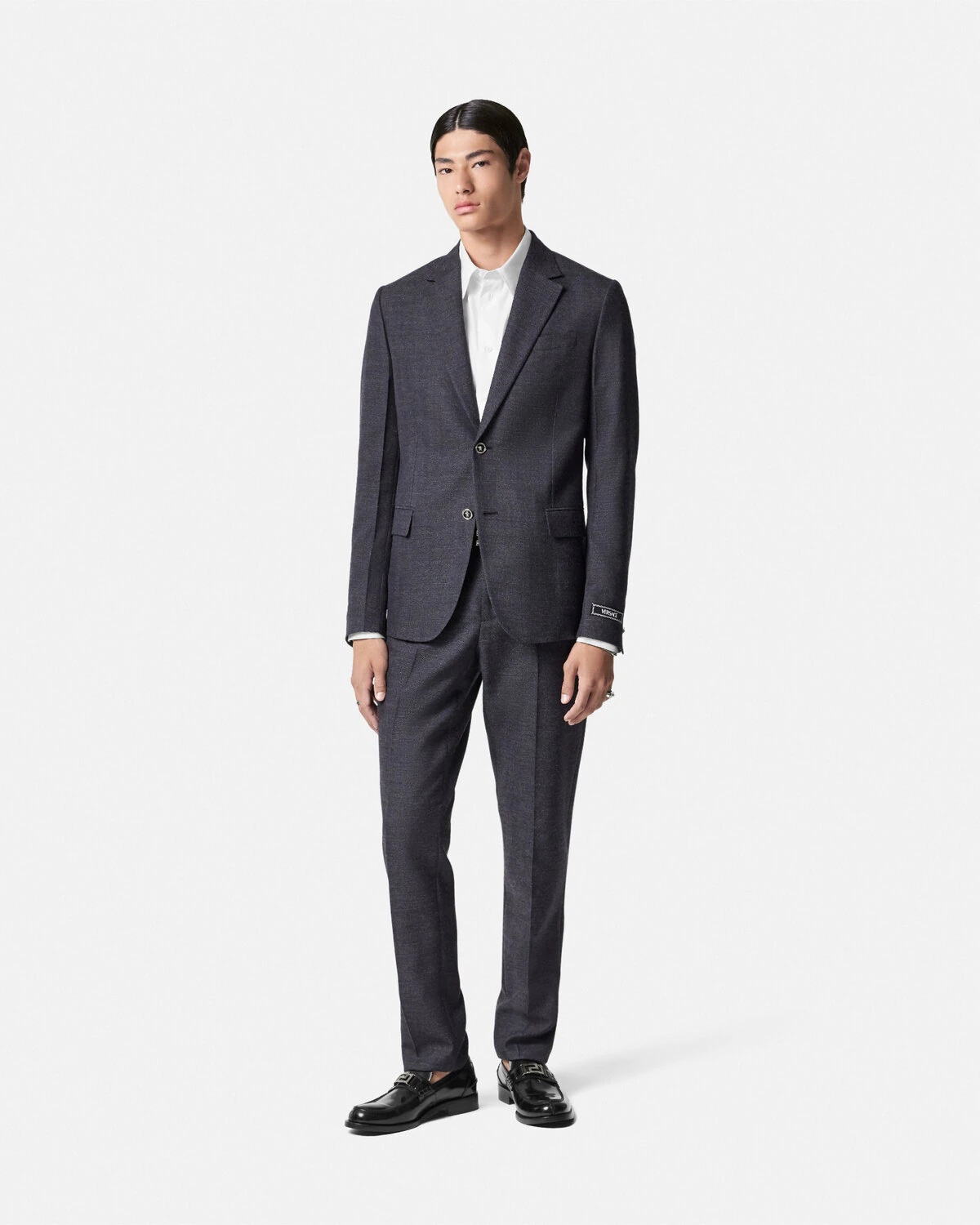 Herringbone Wool Formal Pants - 2