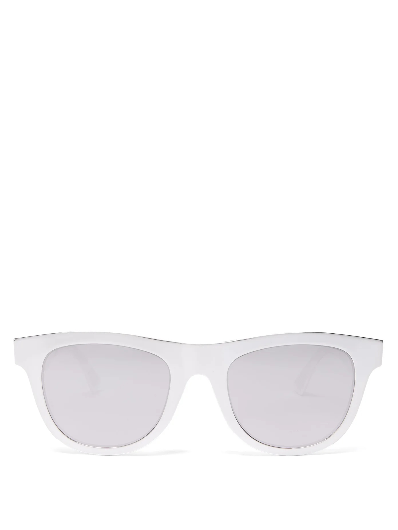 Mirrored round metal sunglasses - 1