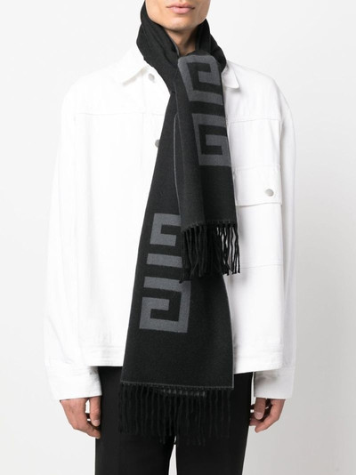 Givenchy monogram wool scarf outlook