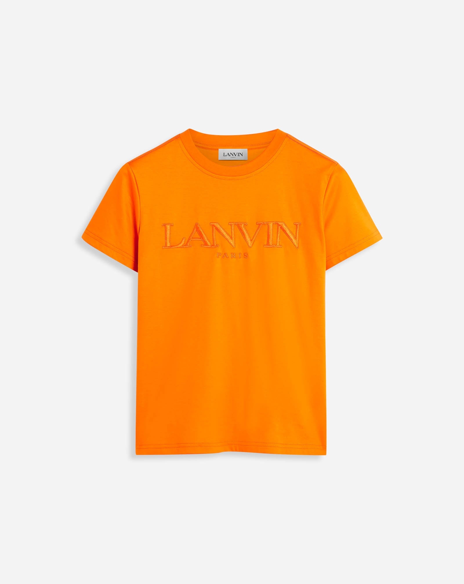 CLASSIC LANVIN PARIS EMBROIDERED T-SHIRT - 1