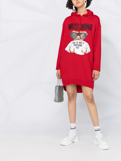 Moschino Teddy sweater dress outlook