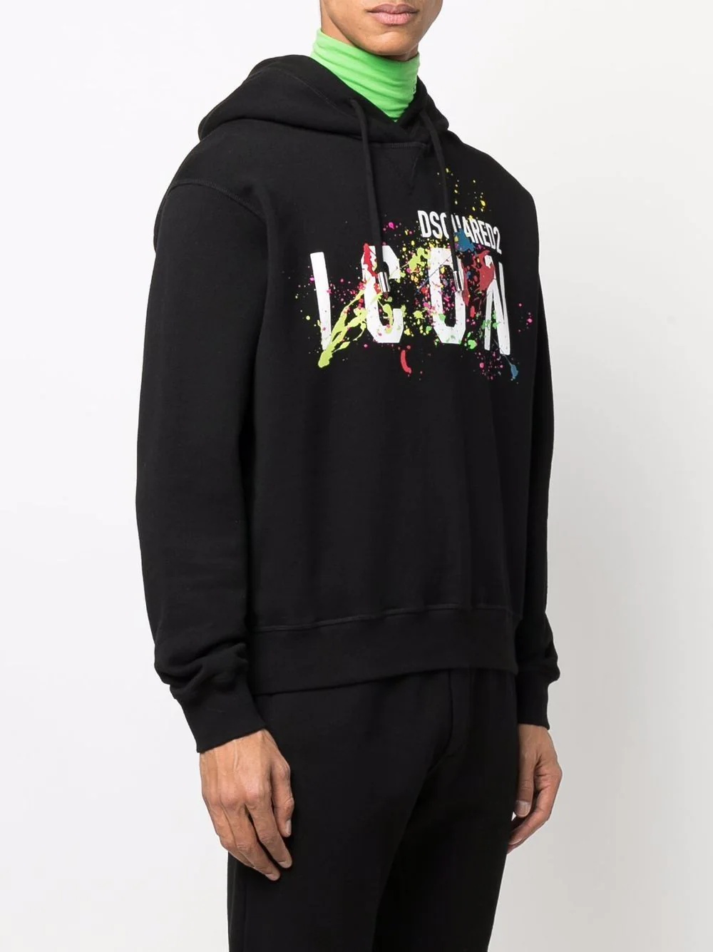 logo-print hoodie - 3