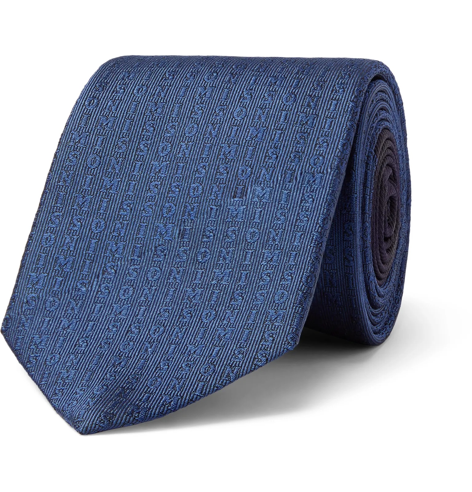 7cm Logo Silk-Jacquard Tie - 1