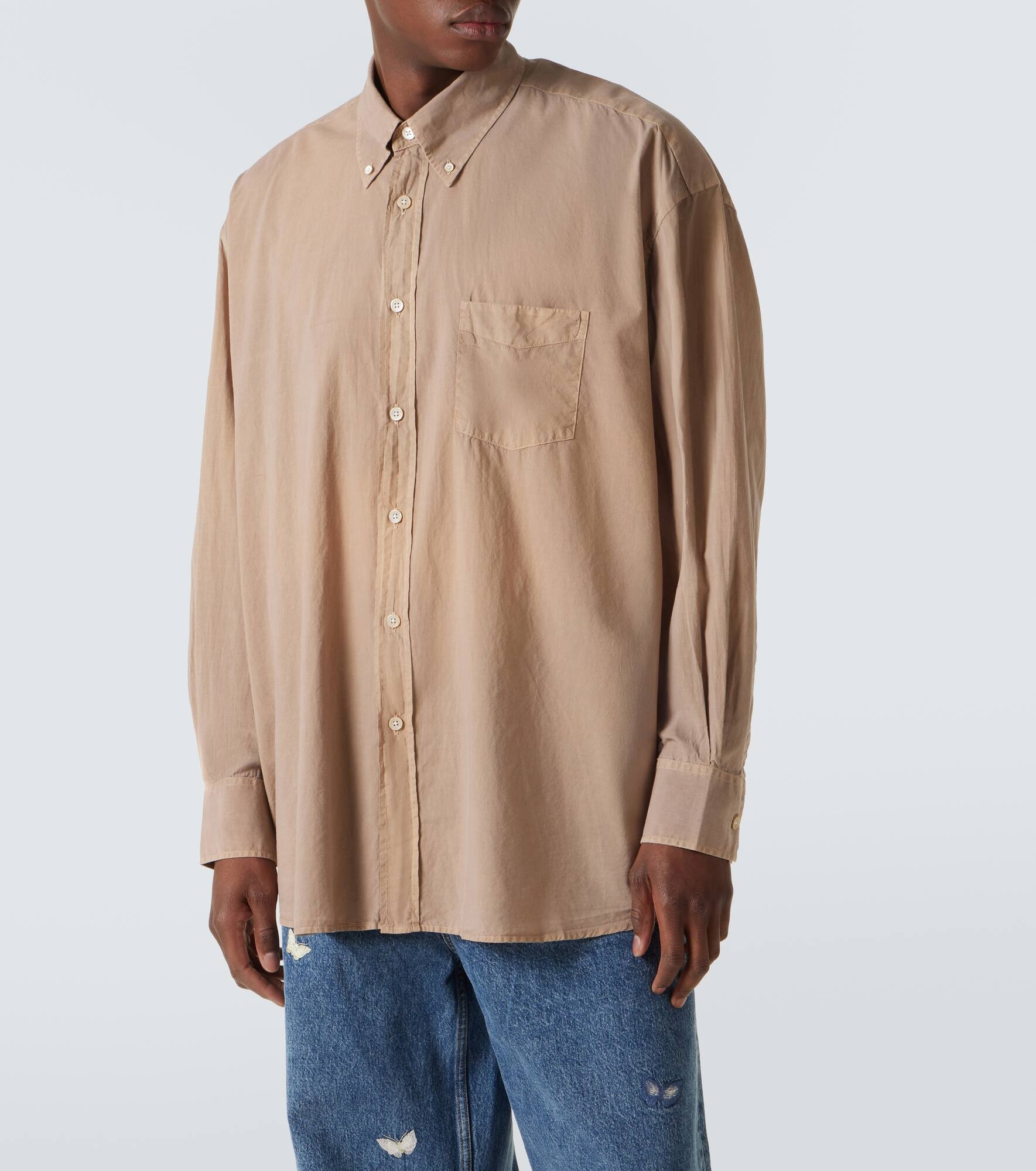 Borrowed cotton voile shirt - 3