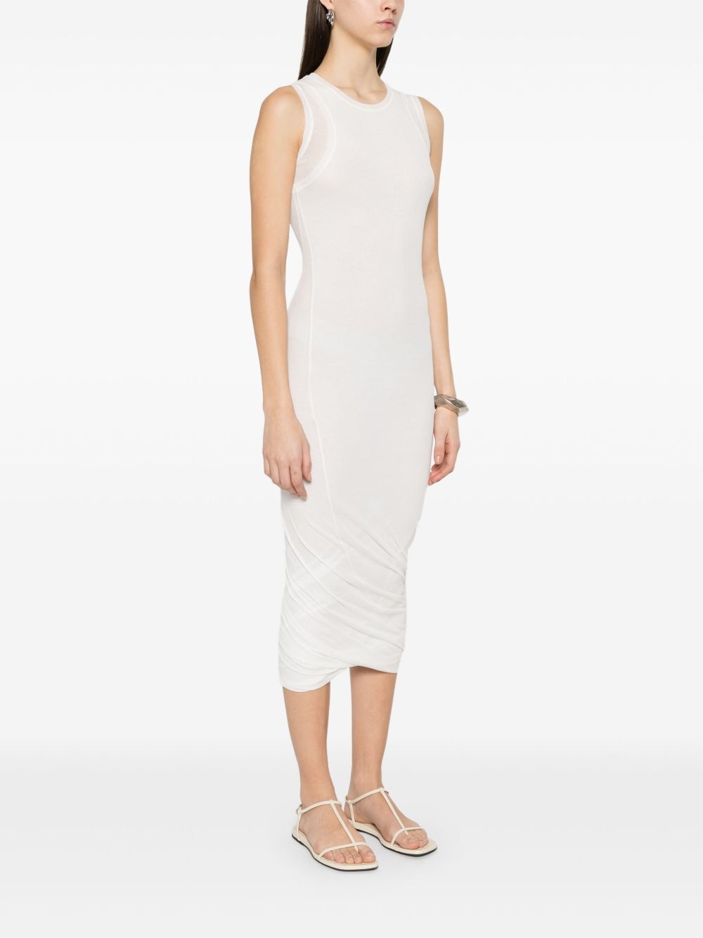 cotton midi dress - 3