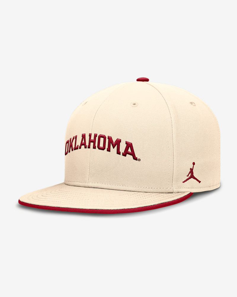 Oklahoma Sooners Primetime True Men's Jordan Brand Dri-FIT College Fitted Hat 1