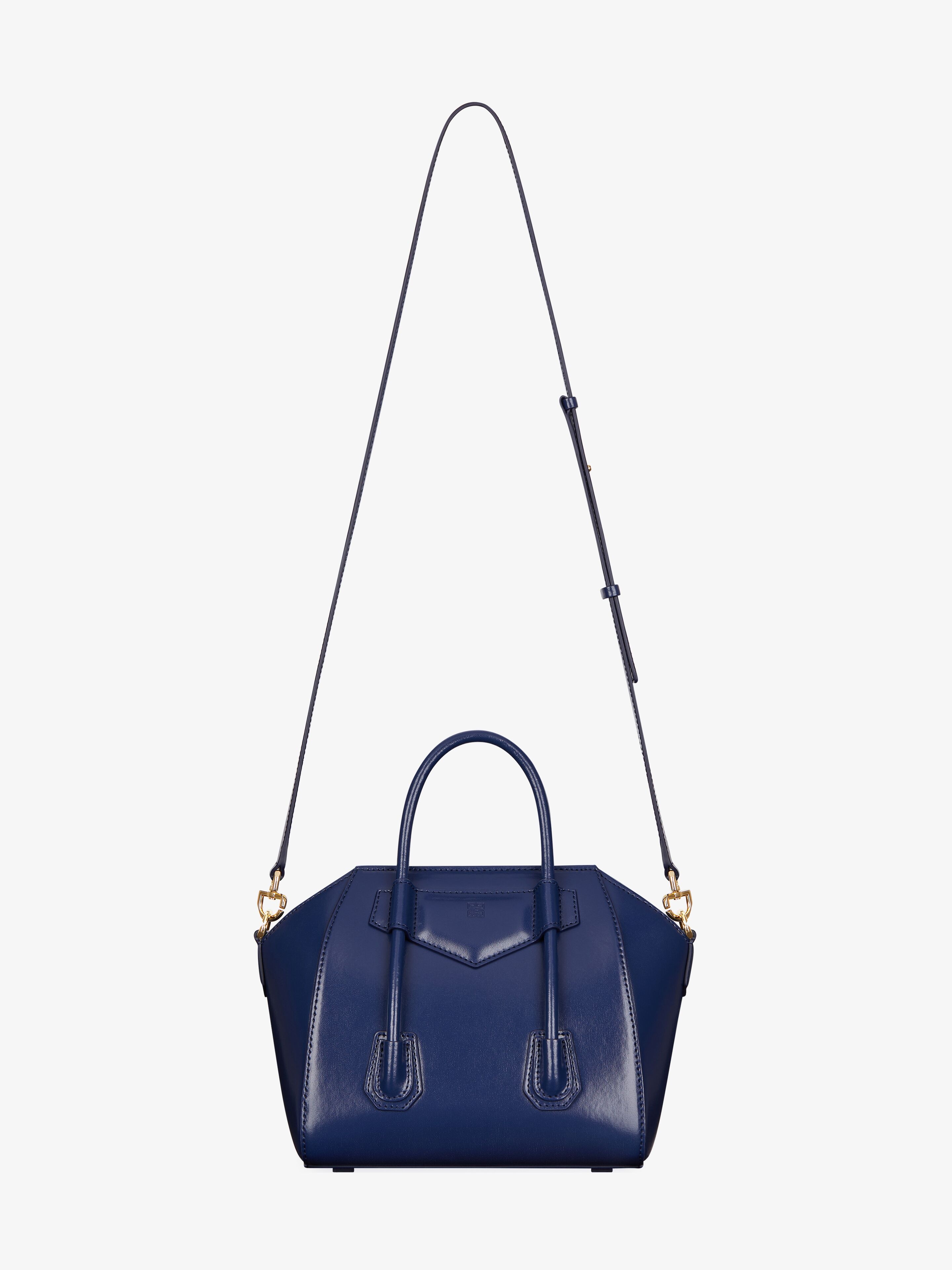 MINI ANTIGONA LOCK BAG IN BOX LEATHER - 4