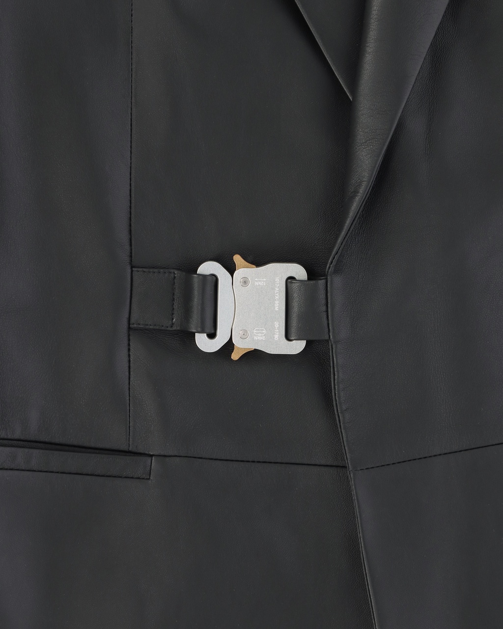 LEATHER BUCKLE BLAZER - 6