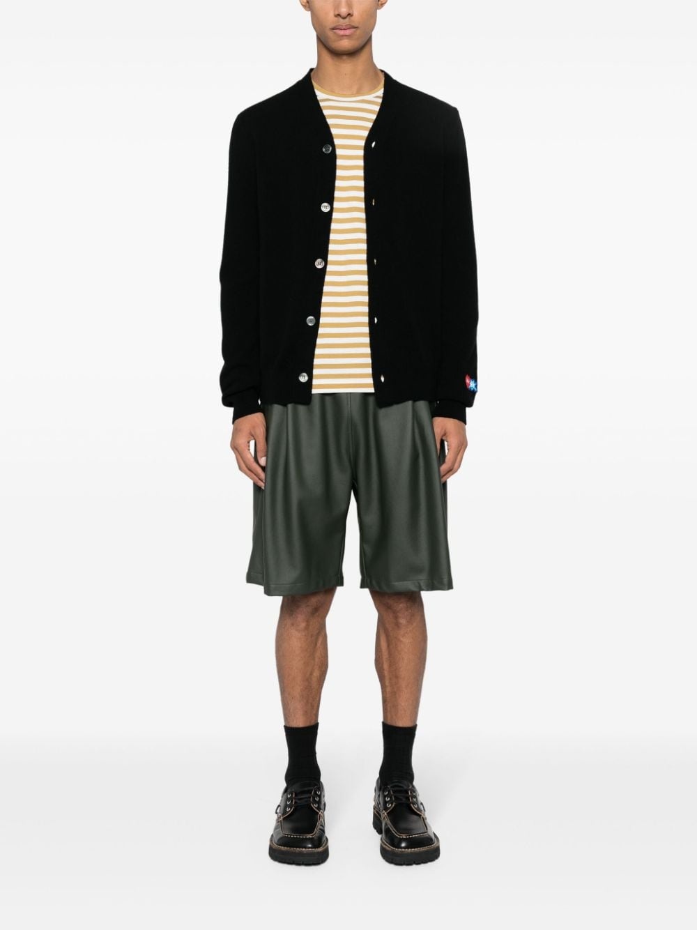 x the Artist Invader wool cardigan - 2