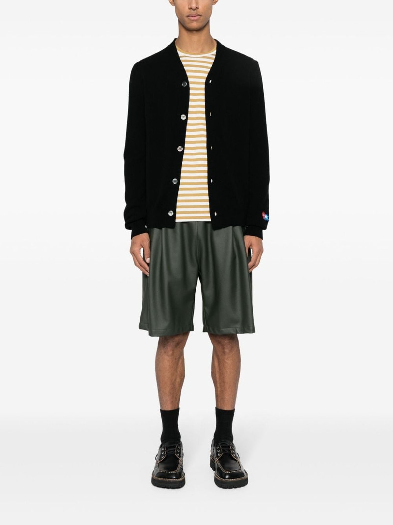 Comme des Garçons PLAY x the Artist Invader wool cardigan outlook