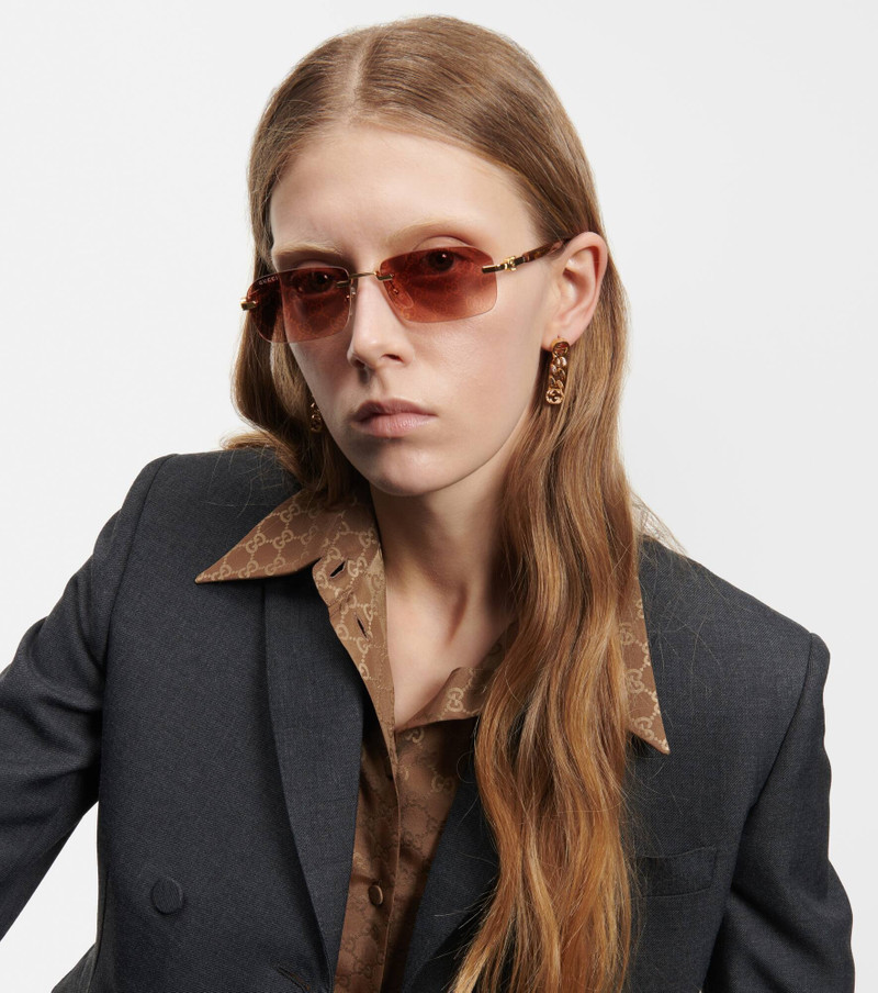 GG rectangular sunglasses 3