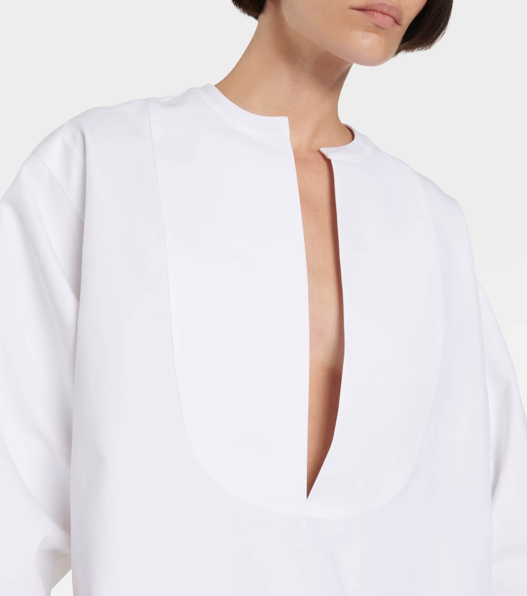 Cotton poplin minidress - 4