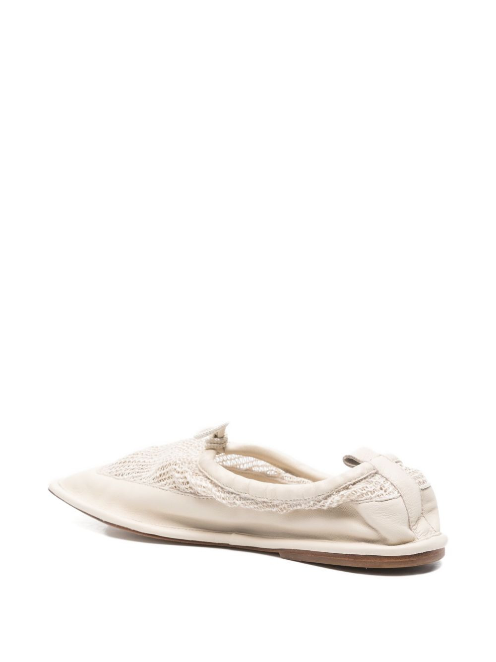 Puntera mesh-panel ballet flats - 3