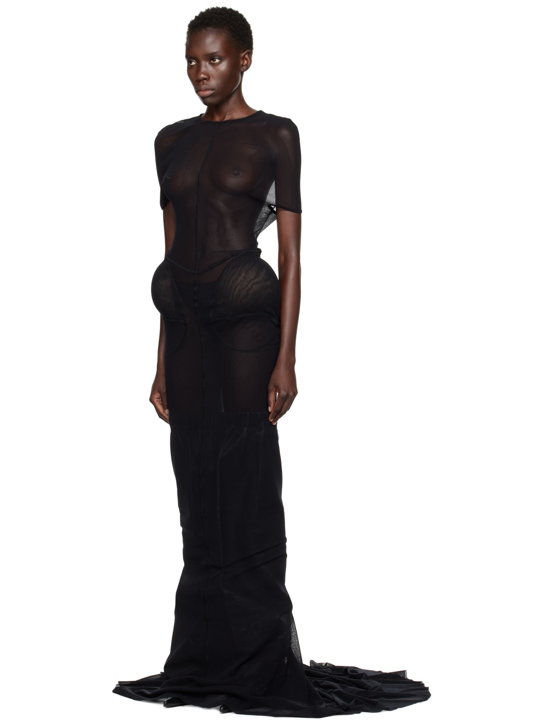 Black Shayne Oliver Edition Maxi Dress - 4