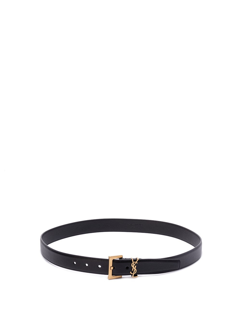 Saint Laurent Women `Cassandre` Belt With Square Buckle - 1
