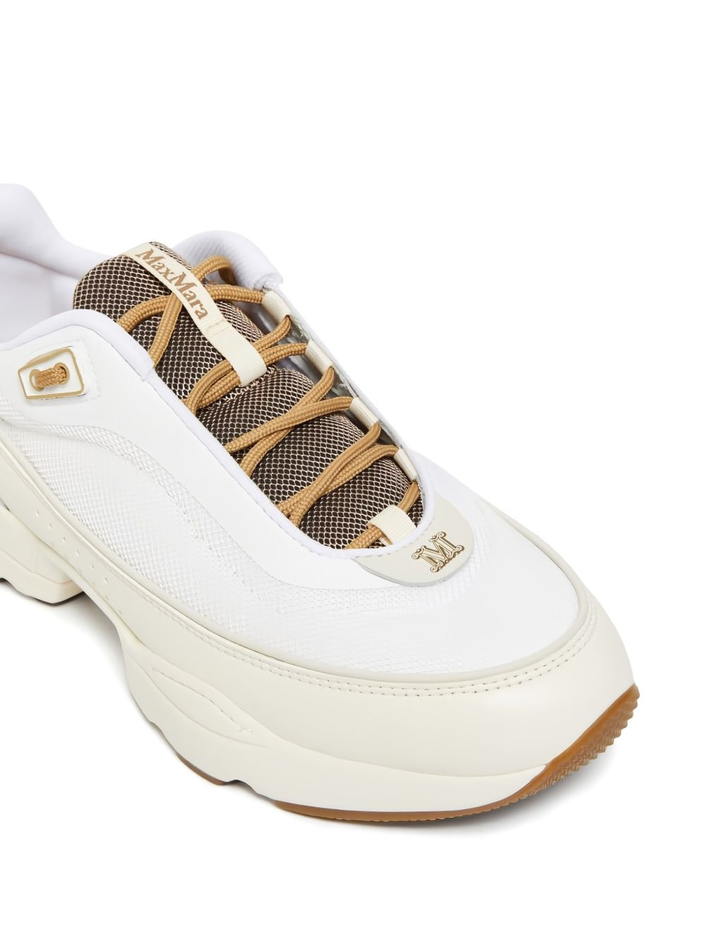 mesh-panelled chunky-sole sneakers - 4