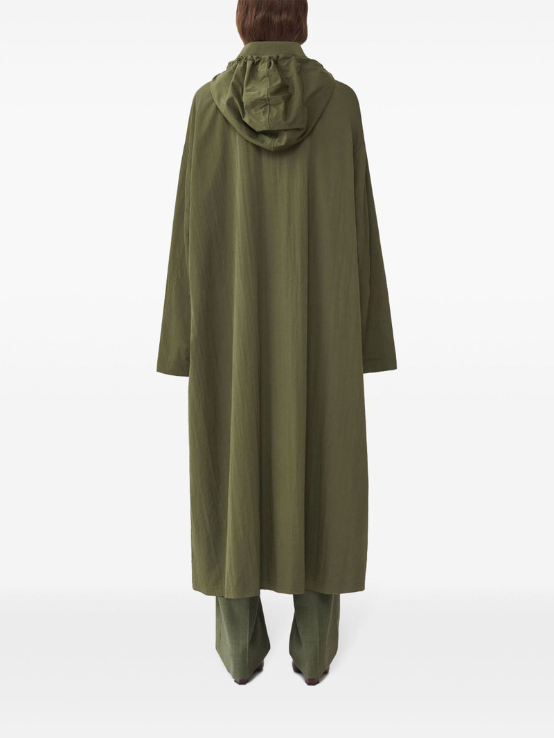 hooded technical-jersey parka coat 3