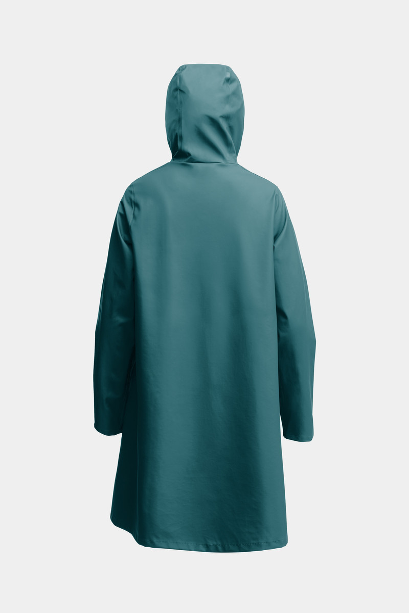 Mosebacke Lightweight Raincoat Petrol blue 3